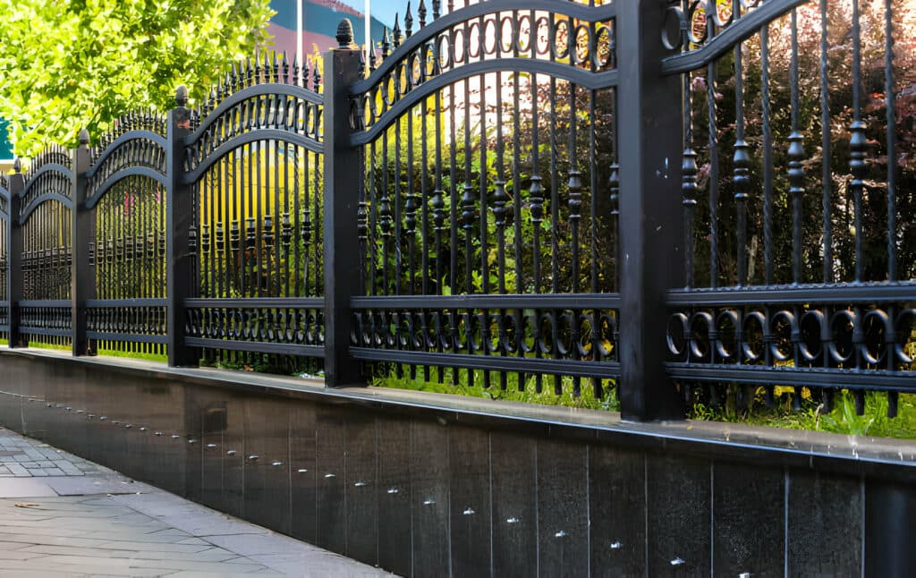 Ornamental iron Fence in Oakmont Ct, Mansfield, TX