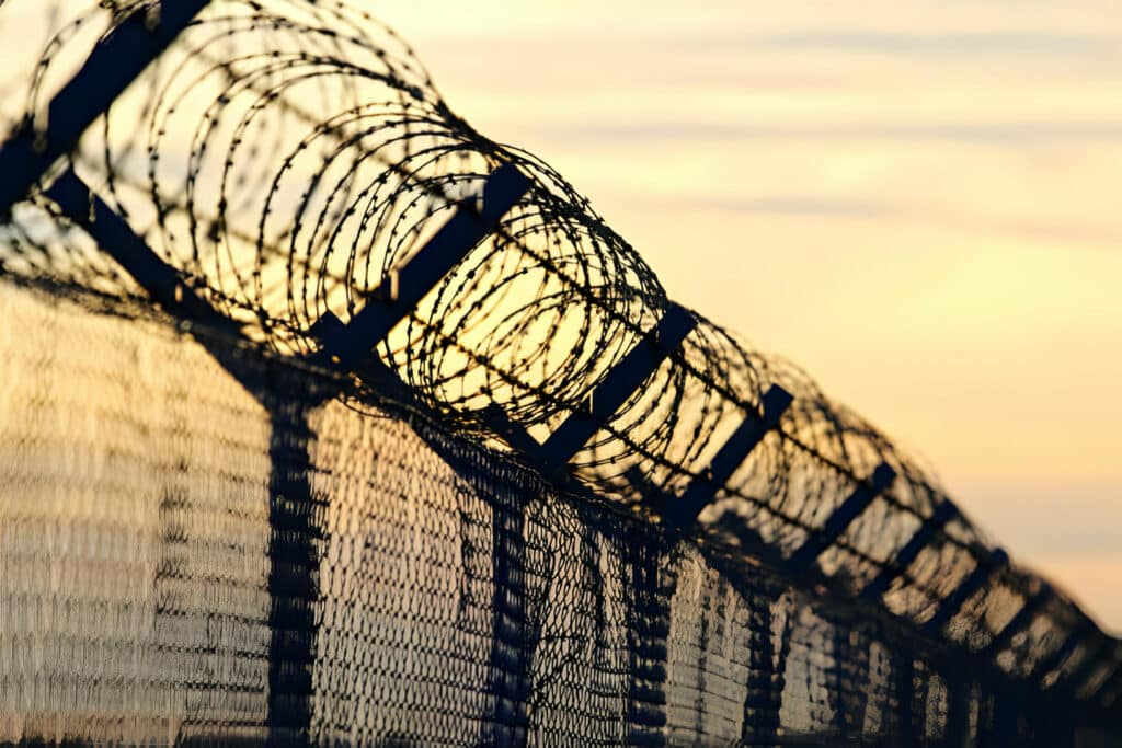 security-fence in Oakmont Ct, Mansfield, TX